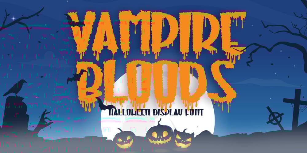 Vampire Bloods Drip font