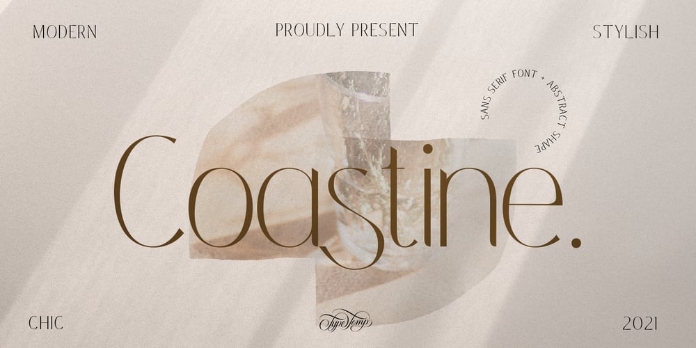 Coastine font
