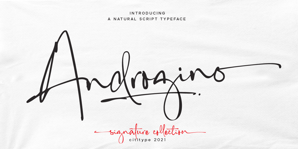 Androgino font