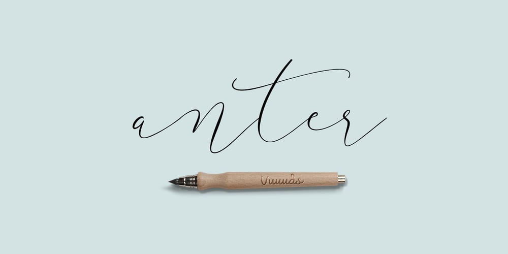 Anter Script font