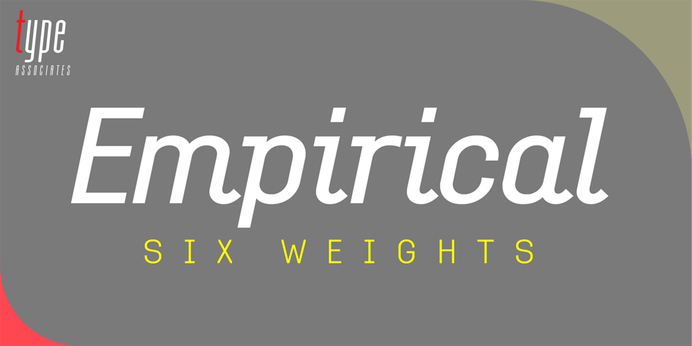 Empirical font