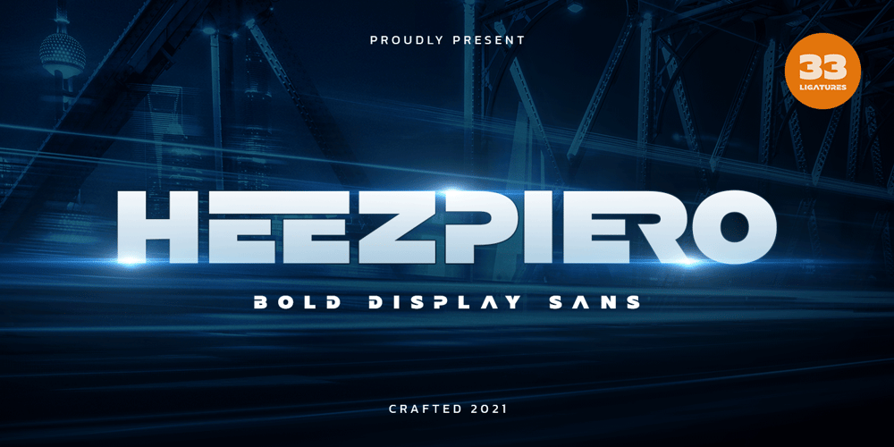 Heezpiero font