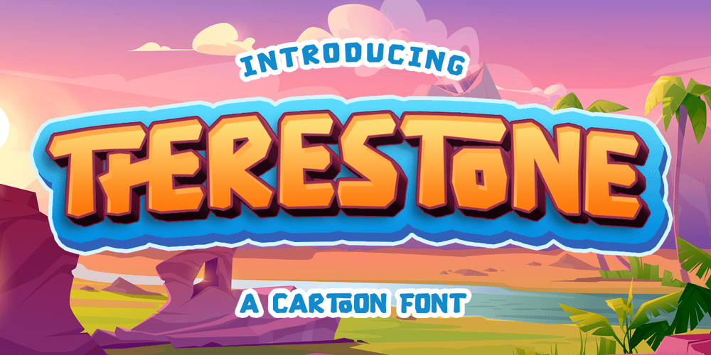 Therestone font