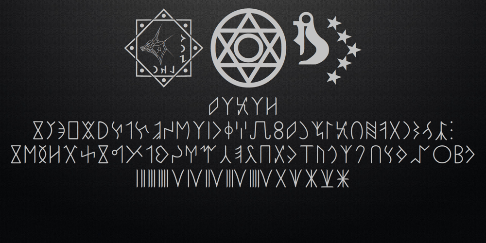 Ongunkan Khazar Rovas A font