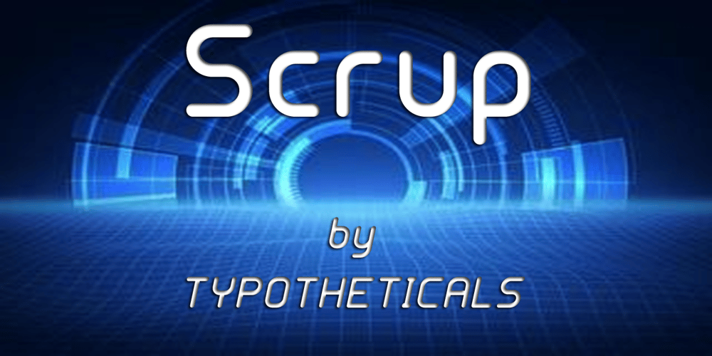 Scrup font