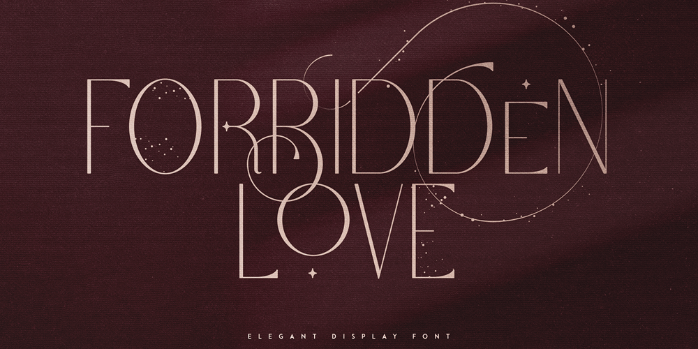 Forbidden Love font