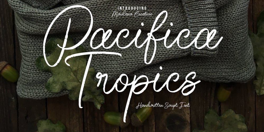 Pacifica Tropics font