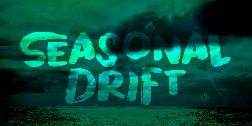 Seasonal Drift font