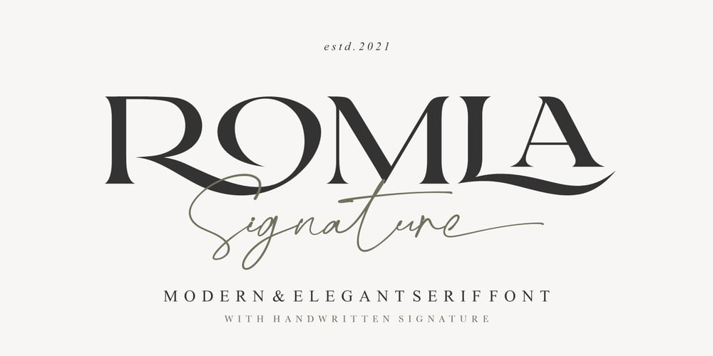 Romla font