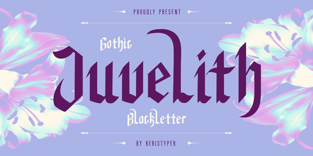 Juvelith font