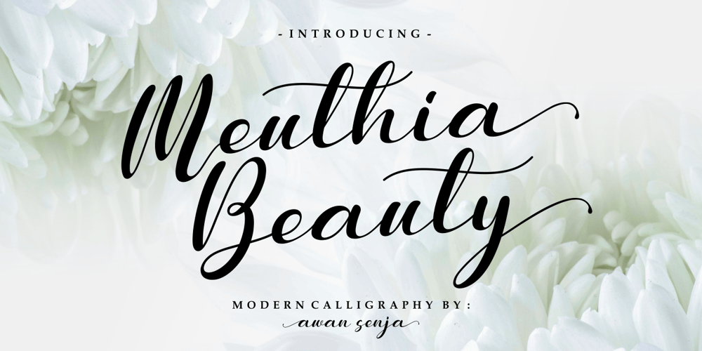Meuthia Beauty font