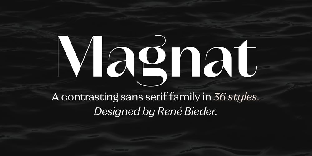 Magnat font