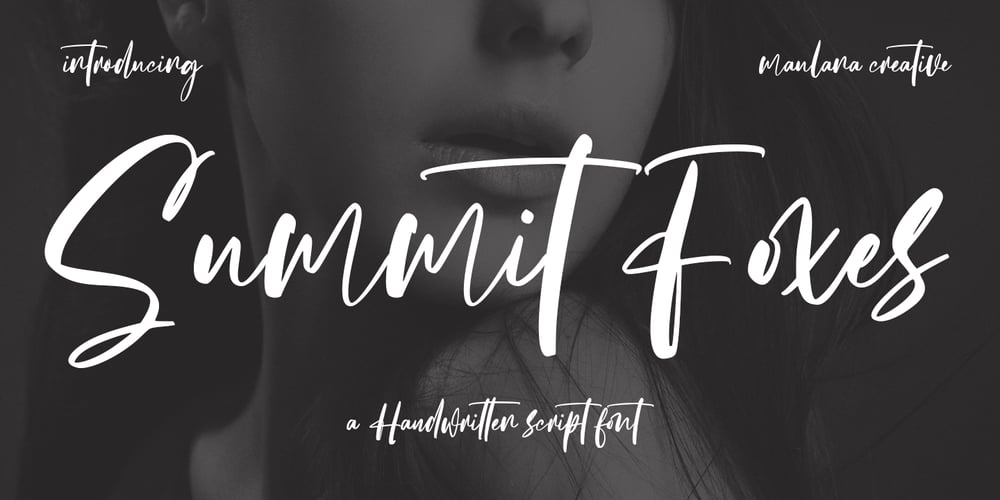 Summit Foxes font