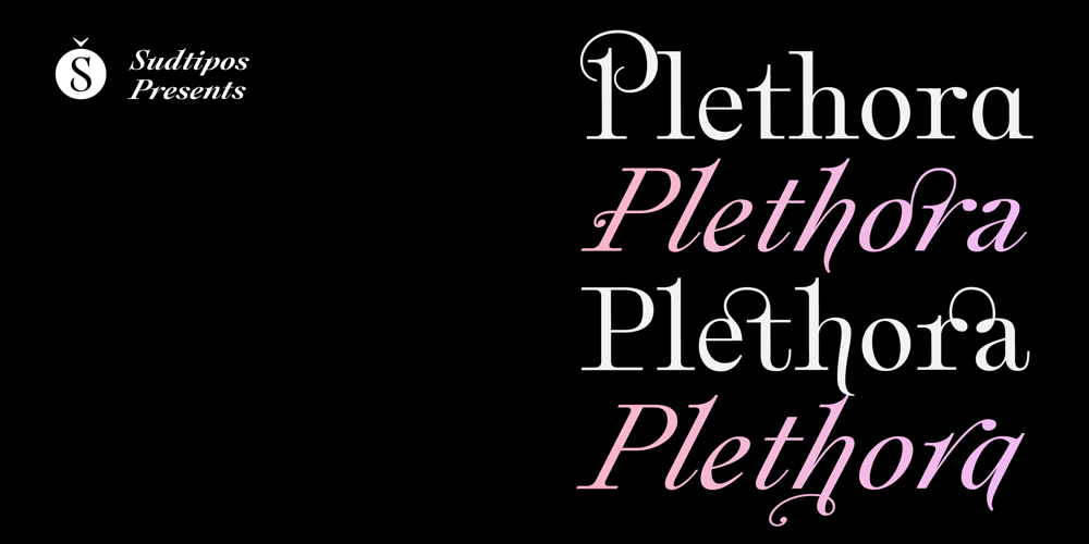 Plethora font