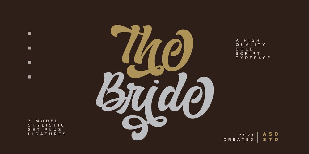 The Bride font