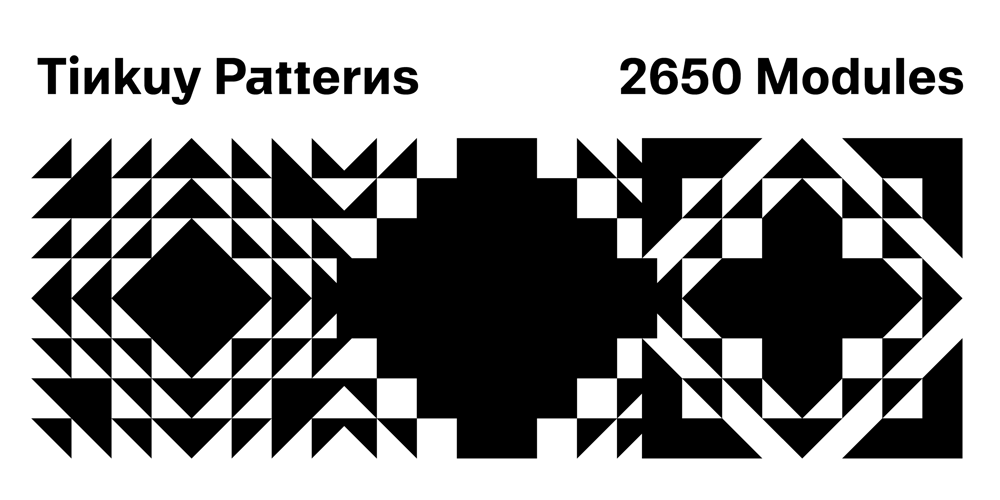 Tinkuy Patterns font