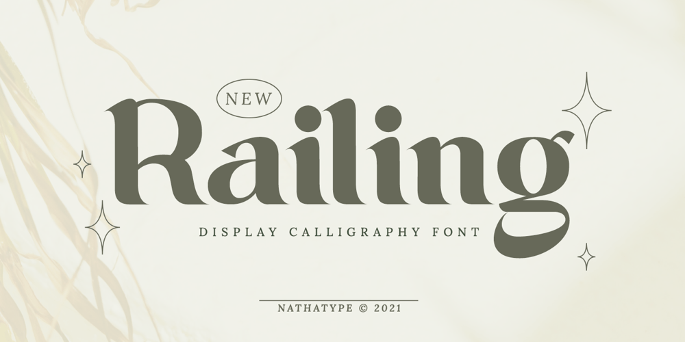Railing font