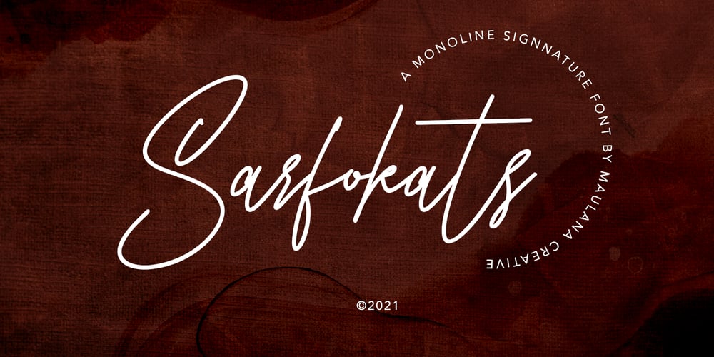 Sarfokats font