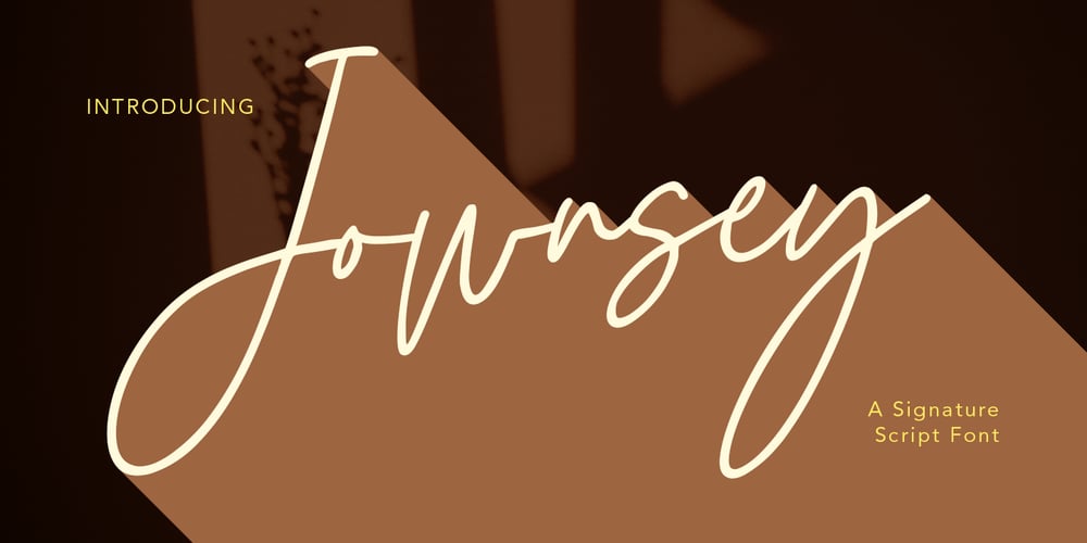 Jownsey font