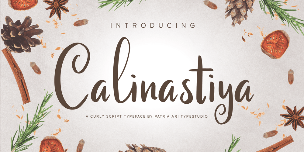 Calinastiya font
