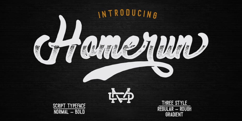 Homerun font
