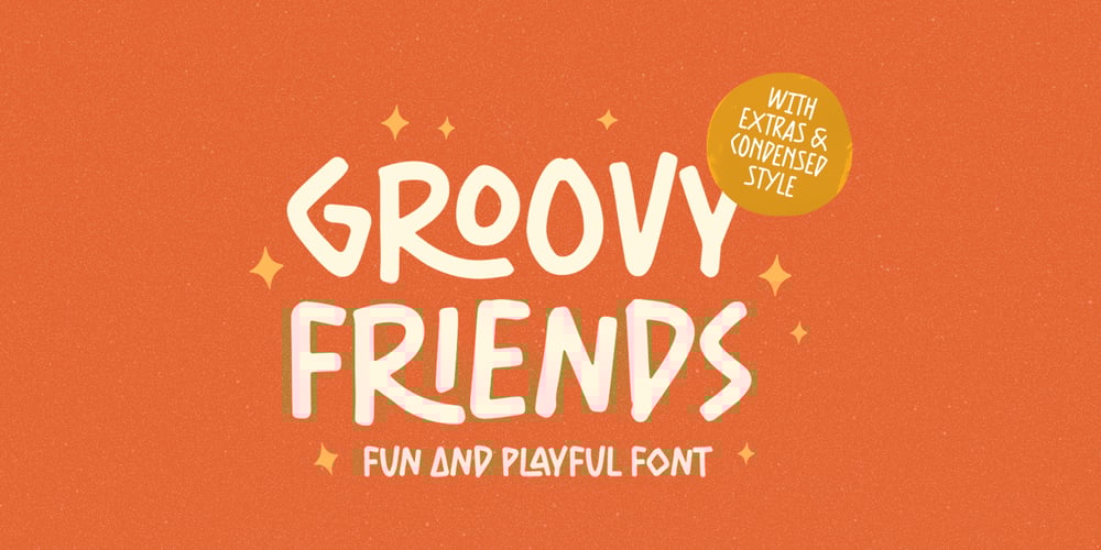 Groovy Friends font