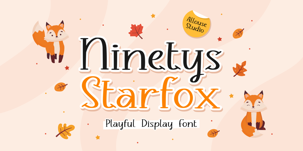 Ninetys Starfox font