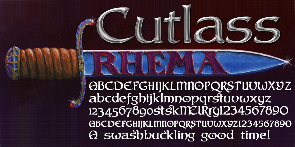 Cutlass font