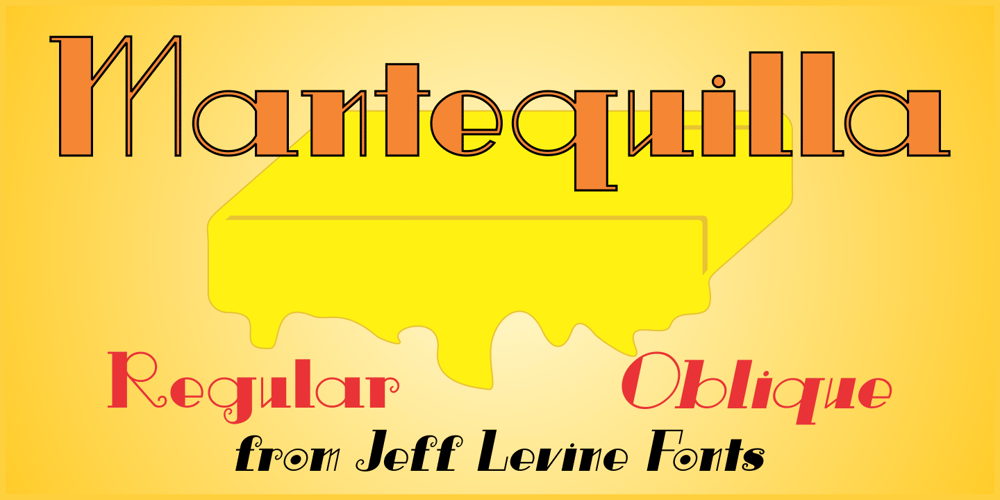 Mantequilla JNL font