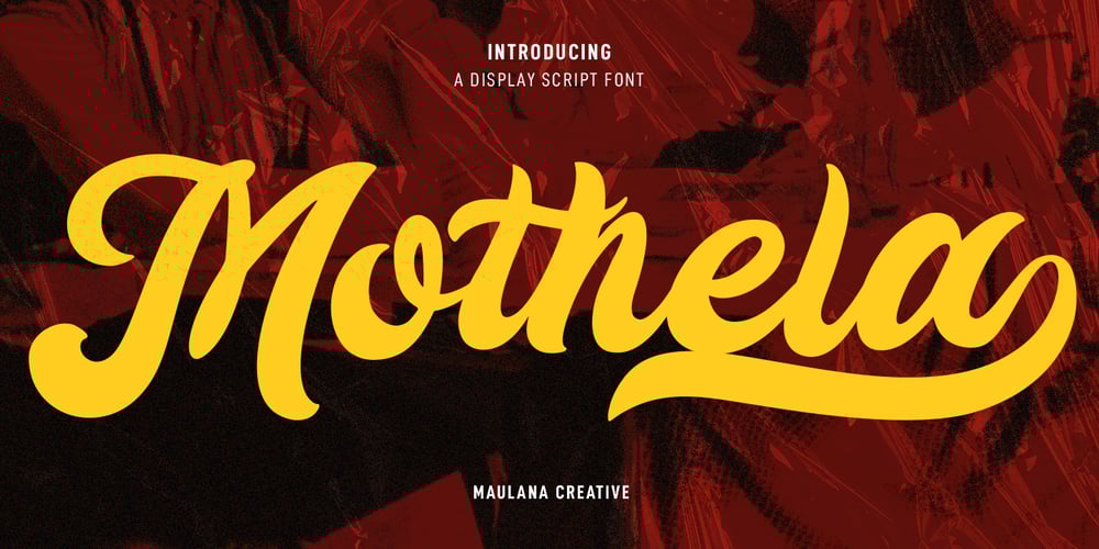 Mothela font