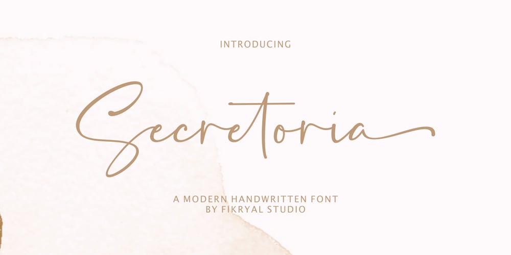Secretoria font