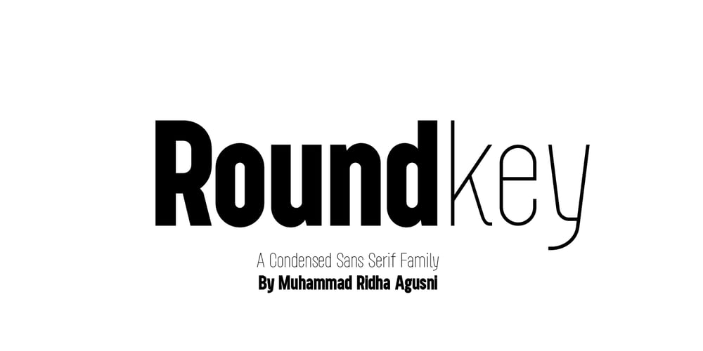 Roundkey font
