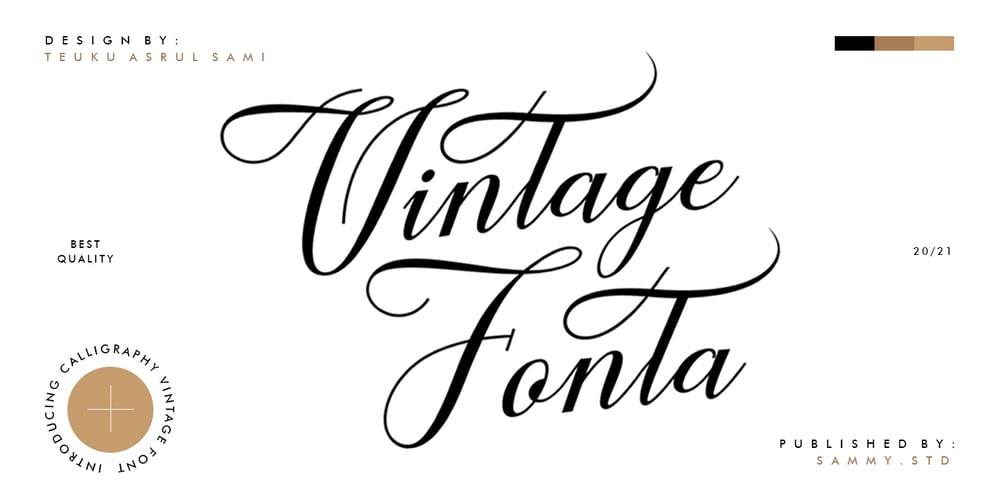 Vintage Fonta font