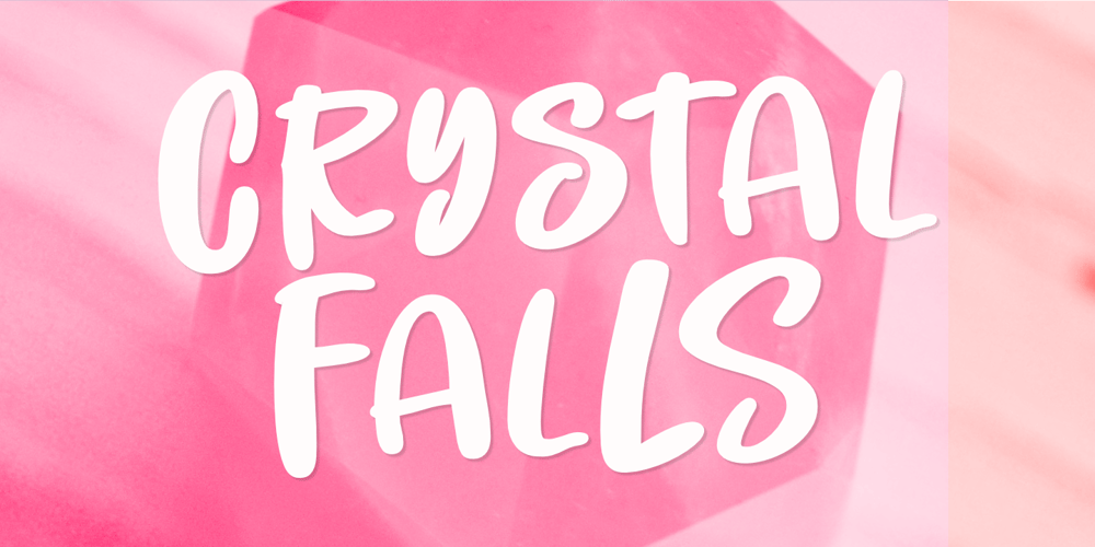Crystal Falls font