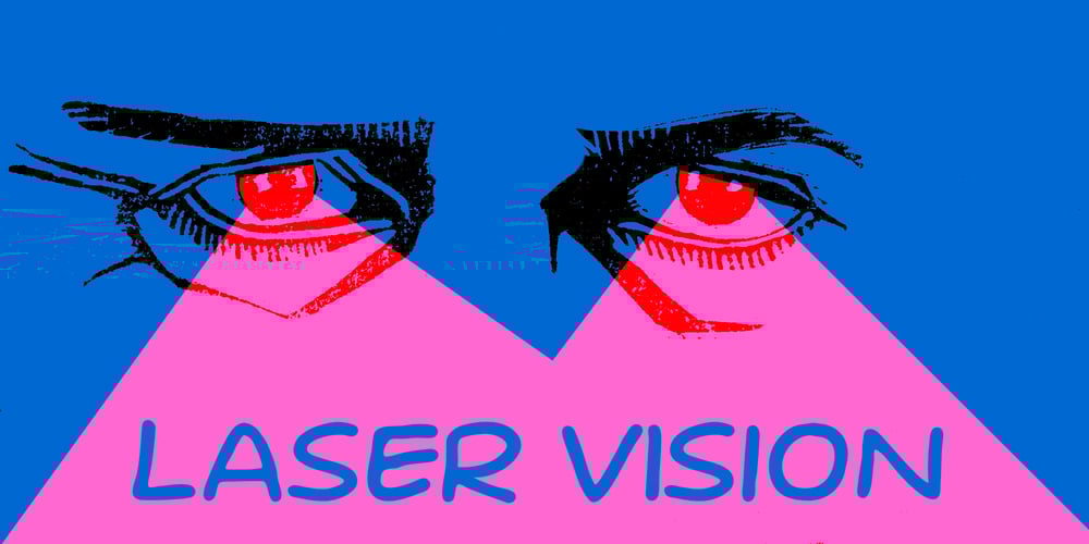 Laser Vision font