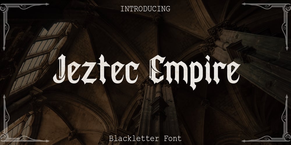 Jeztec Empire font