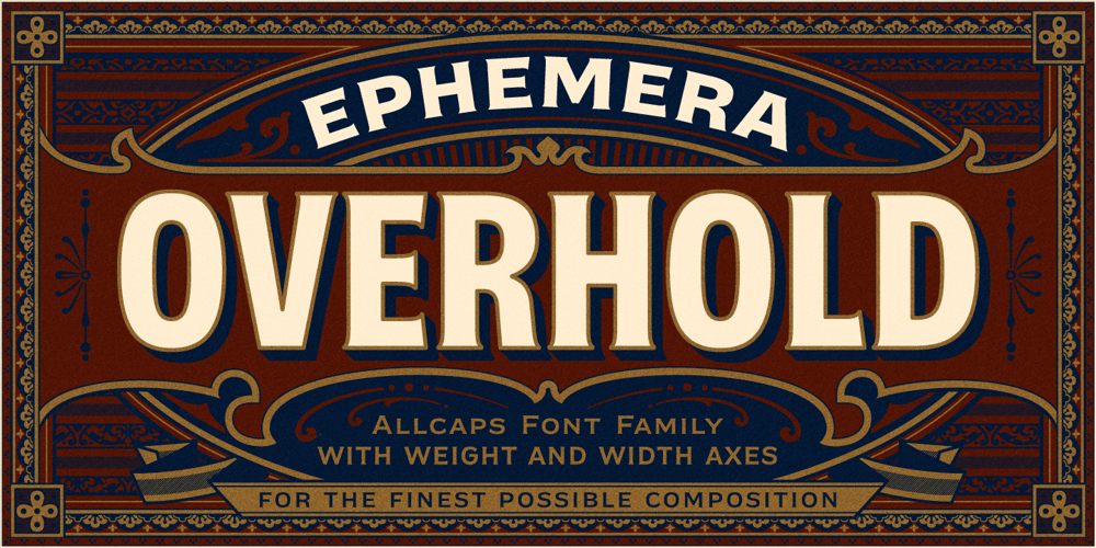 EFCO Overhold font
