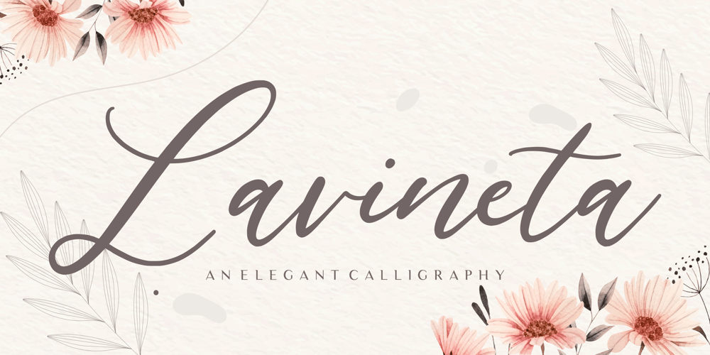 Lavineta font