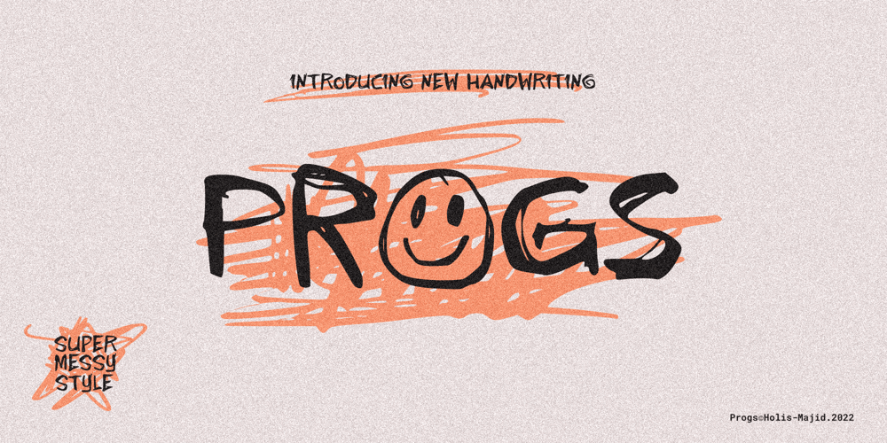 Progs font