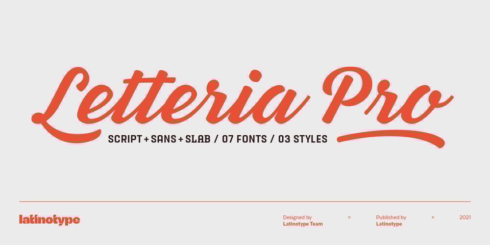 Letteria Pro font