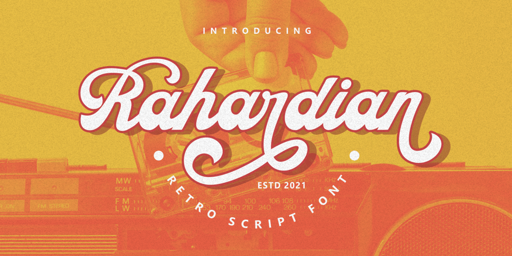 Rahardian font