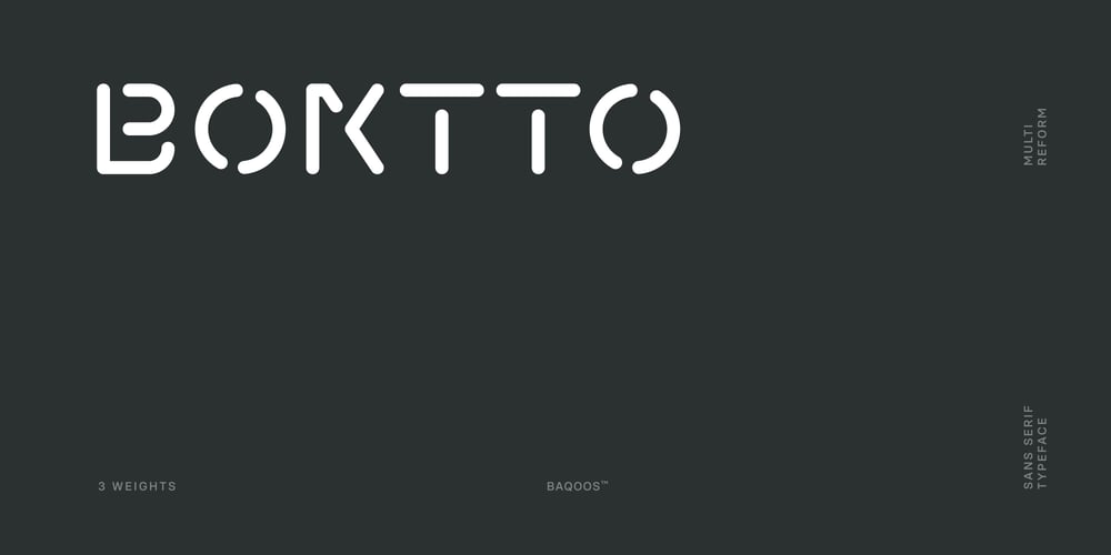 Boktto font