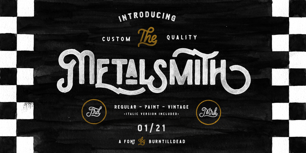 Metalsmith font