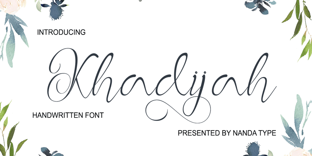 Khadijah font