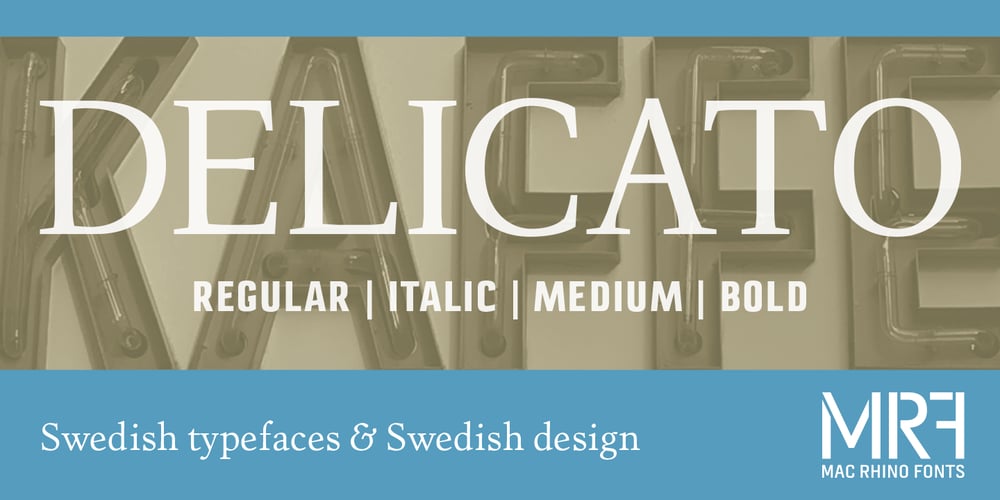 Delicato Pro font