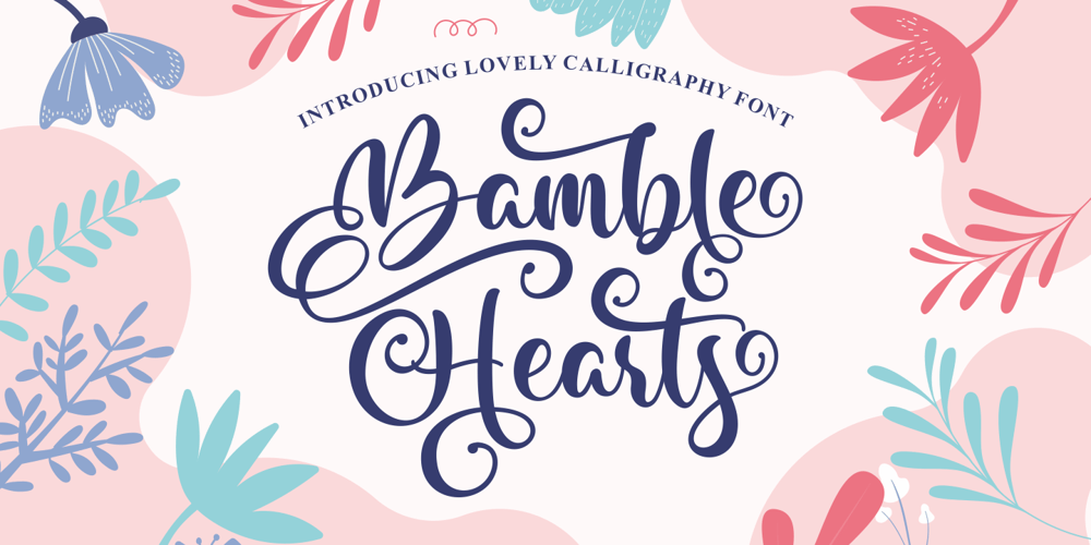 Bamble Hearts font