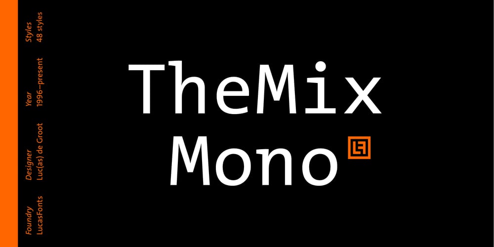 TheMix Mono font