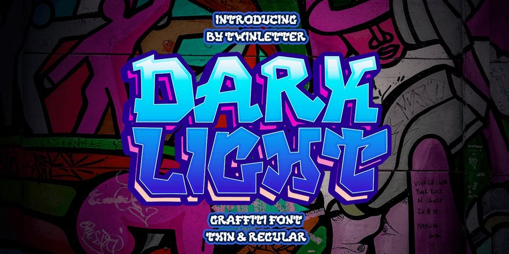 Dark Light font