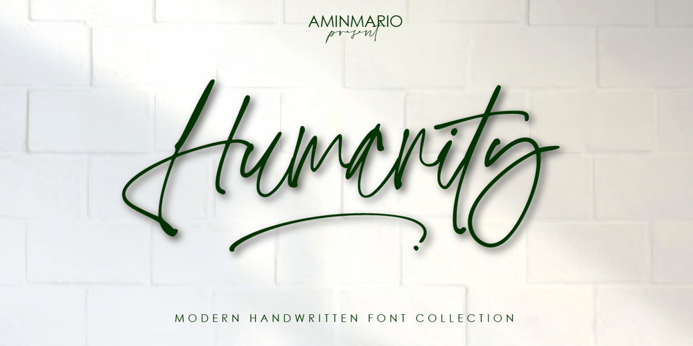 Humanity font