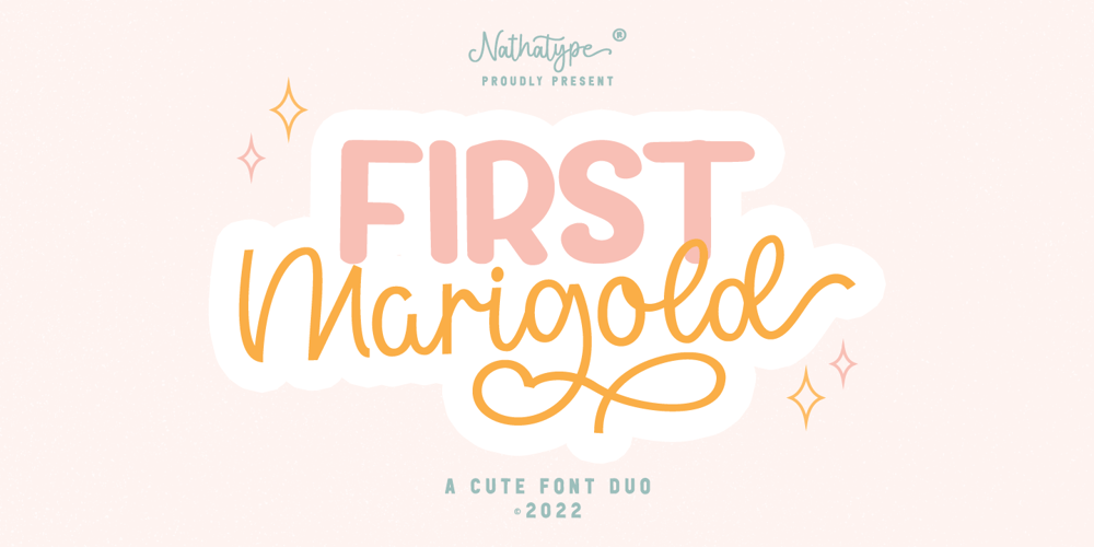 First Marigold font